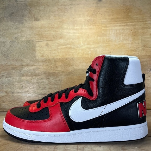 NEW Nike Terminator High Womens Size 11.5 Shoes Sneakers Black/University Red - Picture 5 of 11
